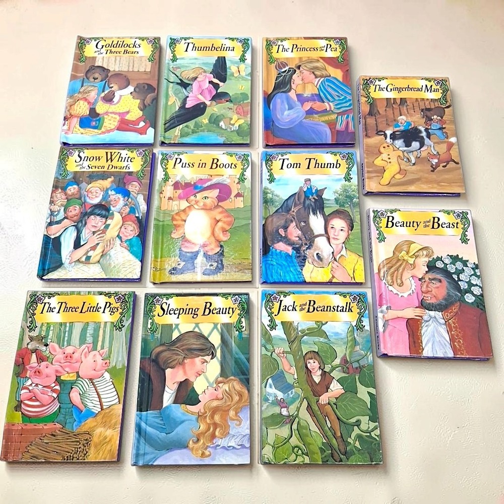 VTG Anytime Books Fairy Tale Castle 1995 Ladybird Mini Hardcover Set of 11 Kids